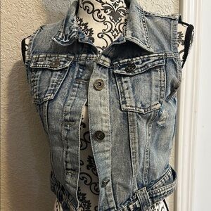 BB Jeans Denim Vest Sz M